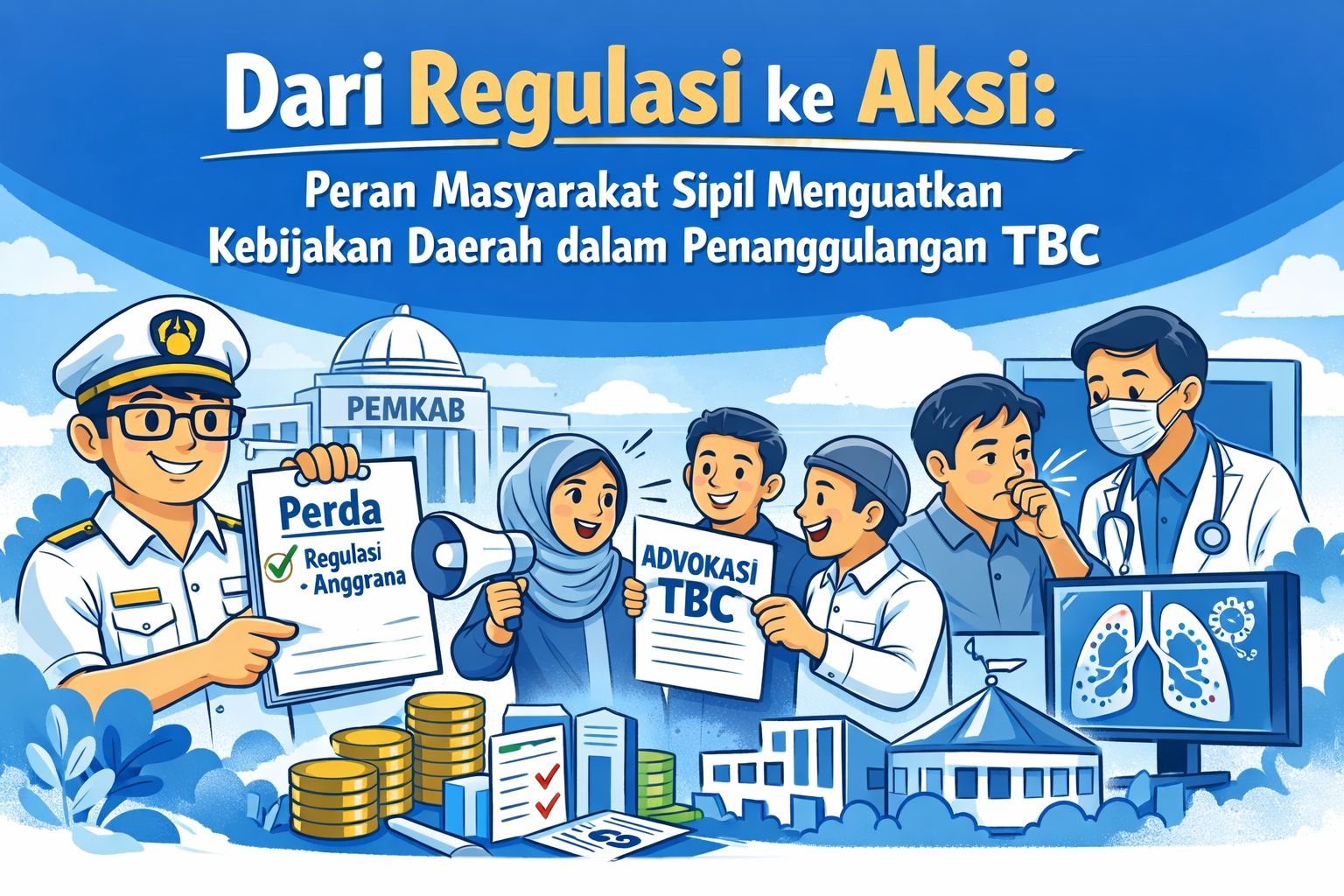 Dari Regulasi ke Aksi: Peran Masyarakat Sipil Menguatkan Kebijakan Daerah dalam Penanggulangan TBC